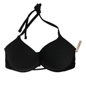 Victoria’s Secret Bombshell Bikini Halter Push Up Top Adds 2 Cups 34D